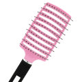 Curved Vent Detangle Hair Comb in Nylon Bristle